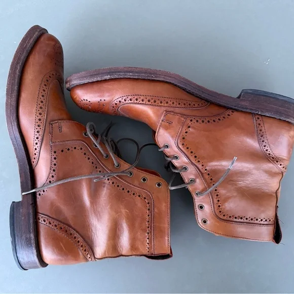 Allen Edmonds Dalton Tan Boots - worn only a handful of  display picture 1